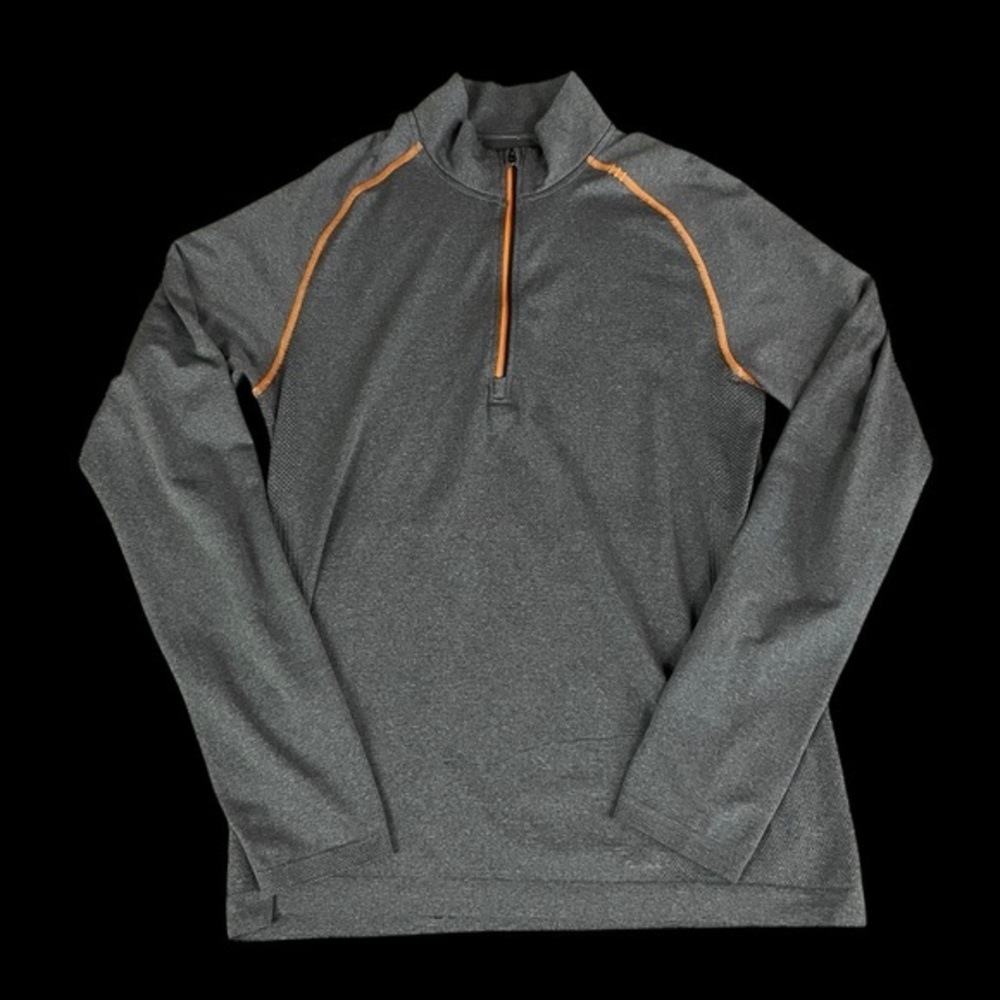 Lululemon Metal Vent 1/2 Zip Shirt Men’s Small Gray Long Sleeve